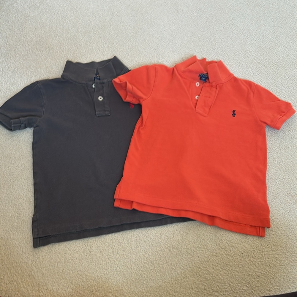 Polo, Ralph, Lauren boy, size 4, and 5 short sleeve polo